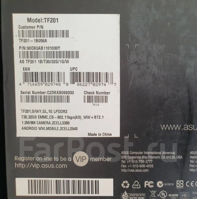 Asus Eee Pad Transformer. 10.1 ������, ������ 32 �� ����