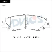 �������� ��������� ������� Advics ������ (R) Toyota LAND Cruiser J300 (21-), Tundra XK70 (21-), Sequoia XK80 (22-), Lexus LX J310 (21-) Advics SN337 S...
