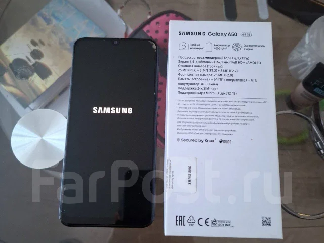 Samsung Galaxy A50. �/�, 64 ��, �����, 5G, Dual-SIM, ����������, NFC ����