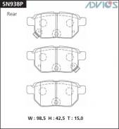 �������� ��������� ������� Advics ������ (R) Toyota VITZ P90 (05-10), Yaris P90 (05-10), Belta P92 (06-12), Ractis P100 (06-10) Advics SN938P SN938P �...