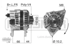 ��������� 14V 85A Mitsubishi Carisma 1.8 97-06 / Colt 1.6 96-05 / Fuso 12.0D 11- / Galant 2.0 96-00 / Lancer 1.6 95-03 / Pajero 1.8 98- / Space Star 1...
