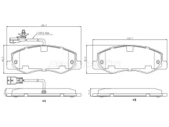 ������� ��������� (�����) Opel Movano 10- / Renault Master 10/ Nissan NV400 440600866R, PDF2321, GDB1885, P68061, SP1970, 2517201, ������ 440600866R �...