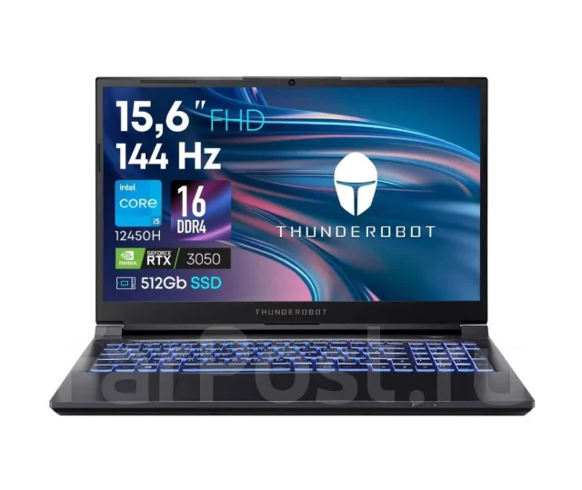 Thunderobot 911 Air D. 15.6", 2����, ��� 16 ��, ���� 512���, WiFi: 1, Bluetooth: 1, ����������� �� 5��. ����