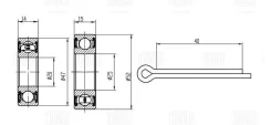 ��������� ������� ��� �/� Daewoo Tico (95-) ����. (����:����.2��. /������) (CS 1817) CS1817 ����