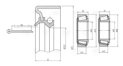 ��������� ������� ��� �/� Opel Frontera A (91-) �����. (��������.2��. /�����. /������) (CS 2180) CS2180 ����