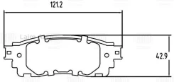 ������� ����. ��� �/� Lexus NX (14-)/Toyota Alphard (18-) ����. ���. (PF 2393) PF2393 ����