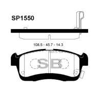 ������� ��������� �������� Suzuki Ignis 1.3 00-03 SP1550 SP1550 ����