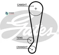 ������ ��� Chery: QQ, 0.8, 04-18 Gates 5664XS 5664XS ����