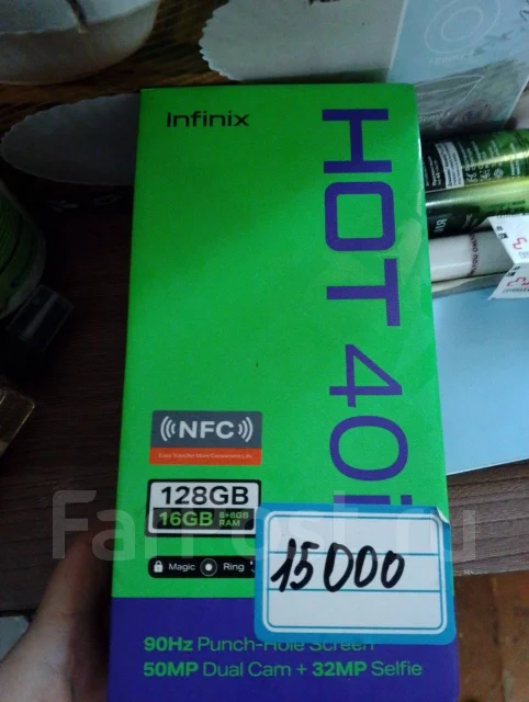 Infinix HOT 40i. �/�, 128 ��, �����, NFC ����