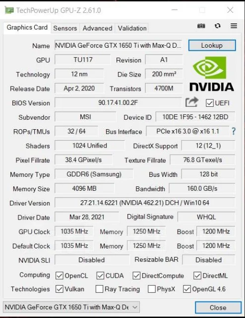 MSI GF63 Thin. 15.6", 240����, ��� 16 ��, ���� 512���, WiFi: 1, Bluetooth: 1, ����������� �� 5��. ����