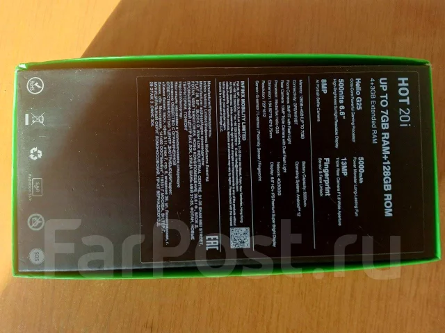 Infinix HOT 20i. �/�, 128 ��, �����, 4G LTE ����