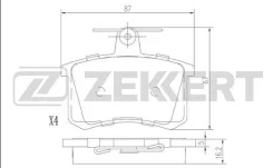 ������� ������ �������� AUDI 100 91- 80 III-V 82-, 100 II-IV 77-, A4 94-, A6 94-, A8 94-, V8 88-, Chery B11/Easter 04-, V5 06- BS1096 BS1096 ����
