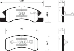 ������� ���������, �������� Sangsin Brake SP1593 SP1593 ����