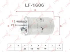 ������ ��������� FORD Focus I 1.8D 98-04 / Fiesta IV 1.8D 00 / Transit Connect 1.8D 02-13 LF1606 ����