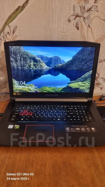 Acer Predator Triton 300. 17.3", 8����, ��� 16 ��, ���� 500���, WiFi: 1, Bluetooth: 1, ����������� �� 3��. ����