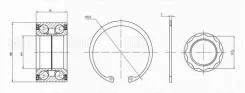 ��������� ������� mercedes s w140 (91-) ����. (����: ������. / ����� / ������) (cs 1583) [CS1583] CS1583 ����