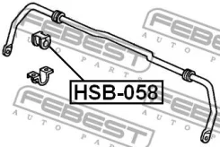 ������ ������� ������������� d13 Febest HSB058 HSB058 ����
