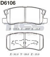       Mitsubishi ASX, Grandis, Outlander, Outlander XL, Pajero (0015452) D6106H Kashiyama D6106H 