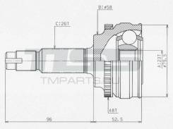       Toyota Corolla, Opa, RAV4, Prius (H003508) TOE077A HDK TOE077A 