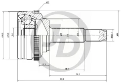���� ������� ABS JD JCT0223A JCT0223A ����