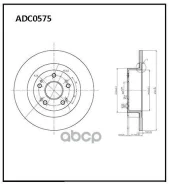 ���� ��������� ������ Haval F7 18-, F7x 19-, M6 Plus 21- ADC0575 ����
