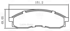 ������� ����. ��� �/� Nissan Maxima (94-)/Mitsubishi L200 (96-) ����. �����. (PF 1078) PF1078 ����