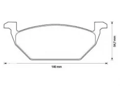 ������� ��������� AKOK G3107WF VW POLO 10- / AUDI A1 11- / Skoda Fabia 07-, �������� JZW698151 ����