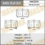 ������� ��������� Masuma MS5232 KIA RIO 2000-2002, Mazda Demio 1996-2002, Mazda Familia 1989- 1999 B2YB3323Z ����