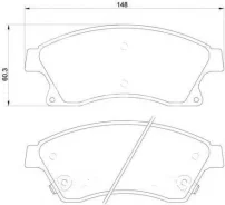 ������� ��������� AKOK G4212YF Chevrolet Cruze 1.6 09- 13412272 ����