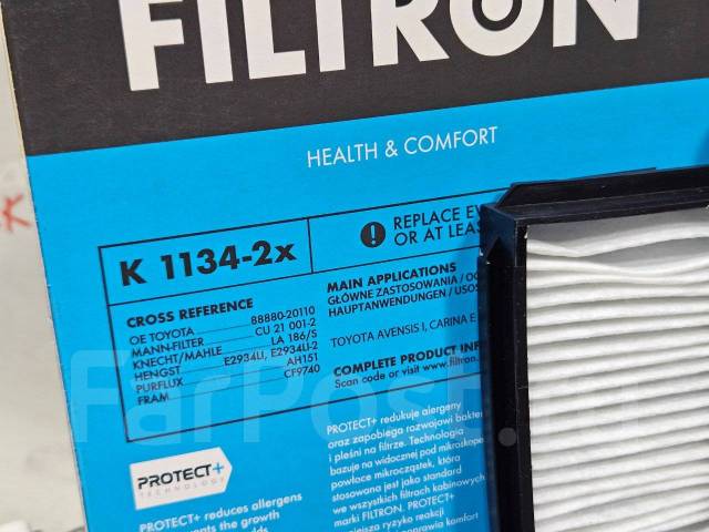    (2 ) Filtron (  ) K1134-2X 