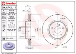 ���� ����. ����. ����. [300x22] 5 ��� Mercedes W202/ W203/ C209/ A209/ S203 08.97- 09A74211 ����