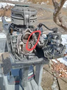 Yamaha. 9,9��.�., 2-�������, ����������, ���� U (762 ��) ����