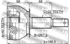    40x65.5x32 Febest 0210TA60R 0210TA60R 