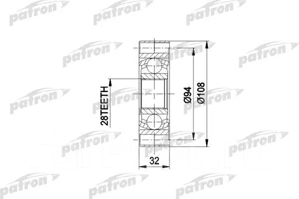   - AUDI 80, 90 2.3, 100 1.9-2.3, ALFA Romeo 164 Patron PCV3014 PCV3014 