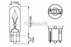 ����� 24V WB T5 1,2W W2x4,6d � ����� �������� ��� ������ Bosch 1987302504 1987302504 ����