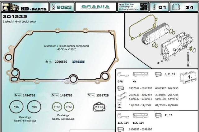    Scania HD-Parts 2096560 2096560 