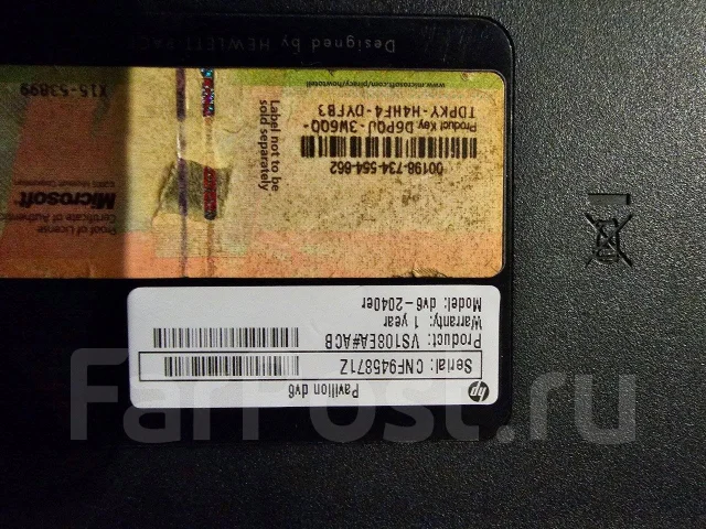 HP Pavilion dv6. WiFi: 1, Bluetooth: 1 ����