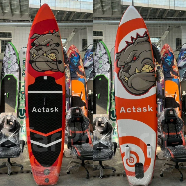 Надувная SUP доска Actask 335 81 15 см Бульдог, 11'0