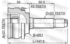   Febest 1510-002A43 1510002A43 