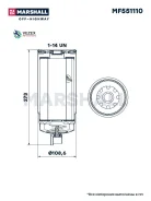��������� ������. ������ ���������. �������������. ��� Caterpillar 320 (MF551110) Marshall MF551110 MF551110 ����