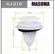 ������ Toyota, Lexus, Subaru, Mitsubishi, Honda Masuma KJ318 KJ318 ����