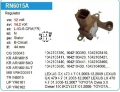 ��������� ���������� ���������� Toyota LAND Cruiser 200 2UZFE RN6015A RN6015A ����