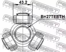 ������� 27x43.2 | ����/��� | Febest 0116-MCV30 0116MCV30 ����