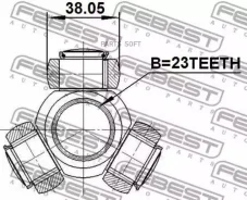 ������� 23x38.05 | ����/��� | Febest 0116-SXM10 0116SXM10 ����