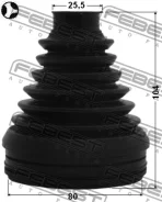 ������� ���� ���������� �������� 80x104x25.5 | ����/��� | Febest 0115-ZVW30T 0115ZVW30T ����