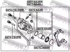 ����� ������� ���������� �������� | ��� ����/��� | Febest 0477C-NA4R 0477CNA4R ����