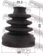 ������� ���� ���������� �������� 69x89x20.2 | ����/��� | Febest 0715-RS413 0715RS413 ����