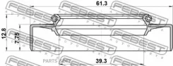 ������� ������� 39.3x61.3x7.75x12.8 | ����/��� | Febest 95GDW-41610813R 95GDW41610813R ����