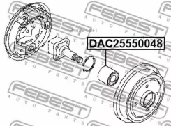 ��������� ��������� 25x55x48 | ��� ����/��� | Febest DAC25550048 DAC25550048 ����