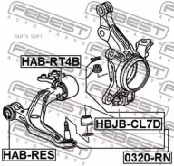 ����������� ��������� ������ | ��� ����/��� | Febest HAB-RT4B HABRT4B ����